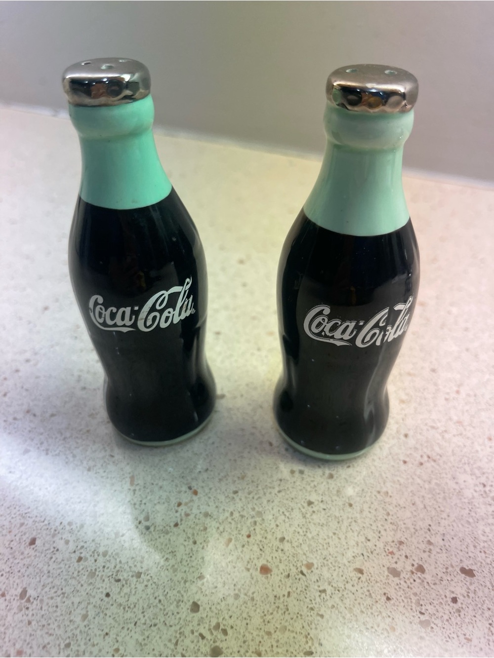 Mint Green Top Salt and Pepper Shakers - Modern Kitchen Set